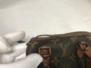 【Louis Vuitton】 モノグラムミニバッグの補修
